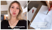 Virginia Fonseca se irrita após caneta de R$ 7 mil não funcionar 