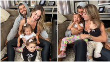 Virginia Fonseca posta tentativa frustrada de foto em família e brinca: 'O que vale é a intenção'