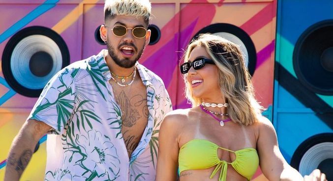 Virginia participou do clipe de 'Malvada', nova música de Zé Felipe
