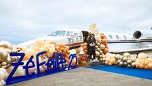 Virginia dá avião de presente de aniversário para Zé Felipe 