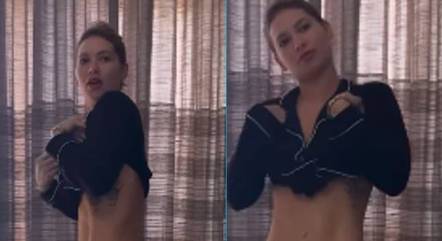 Virginia reclamou de inchaço na barriga
