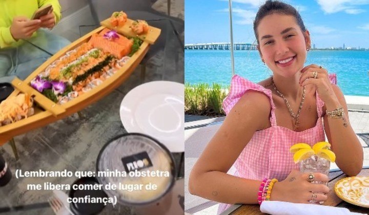 O consumo de sushi por Virginia, que está grávida do segundo filho, provocou polêmica nas redes sociais. Alguns internautas criticaram a atitude da famosa, que explicou que a comida japonesa havia sido liberada pela médica 
