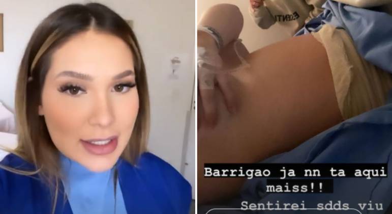 Virginia Fonseca mostrou como está a barriga após dar à luz à Maria Alice 