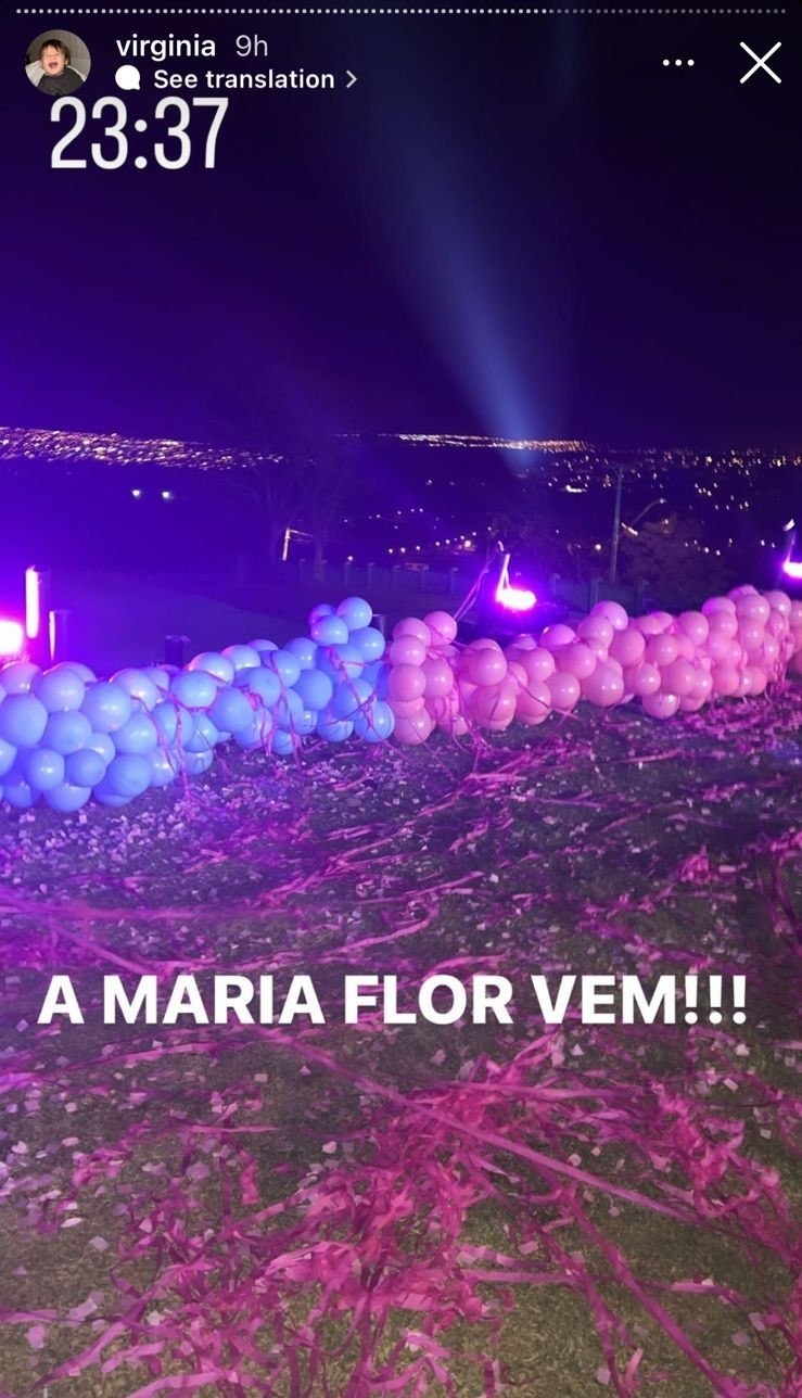 Virginia Fonseca está à espera de mais uma menina, Maria Flor
