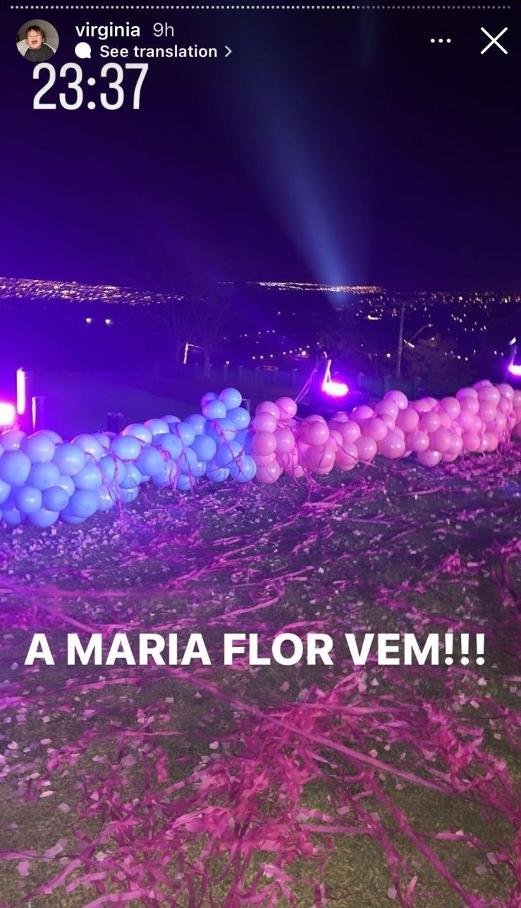 Virginia Fonseca está à espera de mais uma menina, Maria Flor
