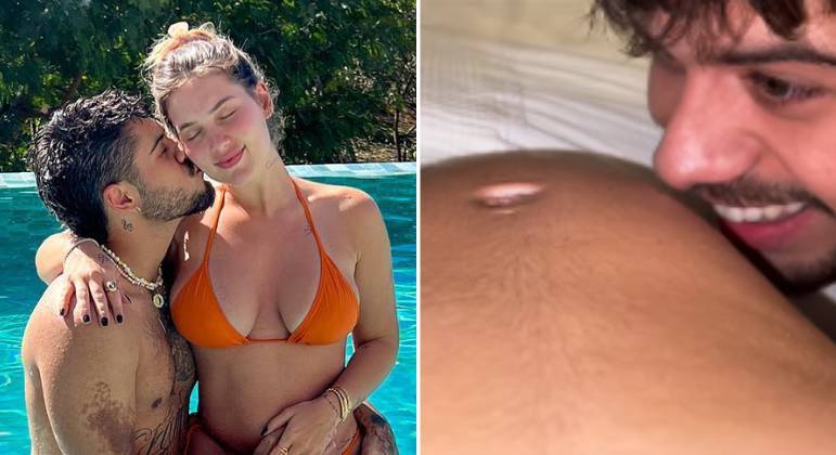 Virginia Fonseca posta vídeo fofo de Zé Felipe conversando com filha na barriga: 'Ela está a todo vapor'
