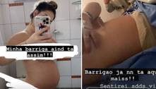Virginia Fonseca mostra barriga após cesárea: 'Sentirei saudades'