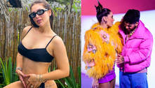 Virginia mostra barriga de cinco meses de gravidez e web reage: 'A minha está maior que a dela' 