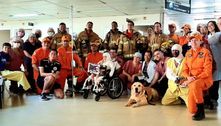 Bombeiros visitam criança que teve 25% do corpo queimado ao tentar apagar incêndio no DF 