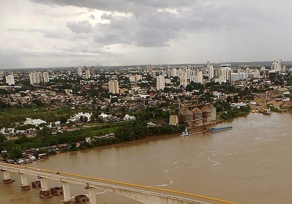 6º RONDÔNIAO estado da região Norte está em sexto lugar como menor economia do país, com PIB de R$ 47,1 bilhões. Esta é uma vista da capital, Porto Velho, banhada pelo rio Madeira