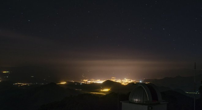 A iluminação artificial tem atrapalhado a eficácia Laboratório Nacional de Astronomia (LNA), localizado em Itajubá, em Minas Gerais