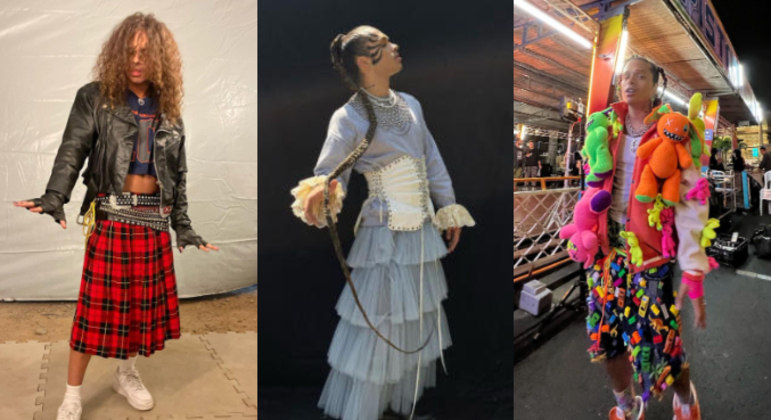 Vitão está chamando atenção nas redes sociais nos últimos tempos, desde que passou a usar looks ousados para fazer shows e sessões de foto. O cantor aposta em vestidos, saias e visuais extravagantes e chamativos, sem se importar com a opinião alheia. Porém, o gosto do artista não agrada a todos os internautas, que fazem até memes de que ele se veste dessa forma por ter 