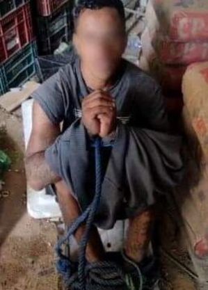 Homem estava amarrado em imóvel desde sábado