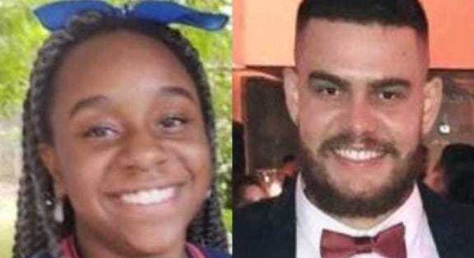 Luana Rafaela, de 12 anos, e Pedro Henrique Dias, de 28, são as vítimas
