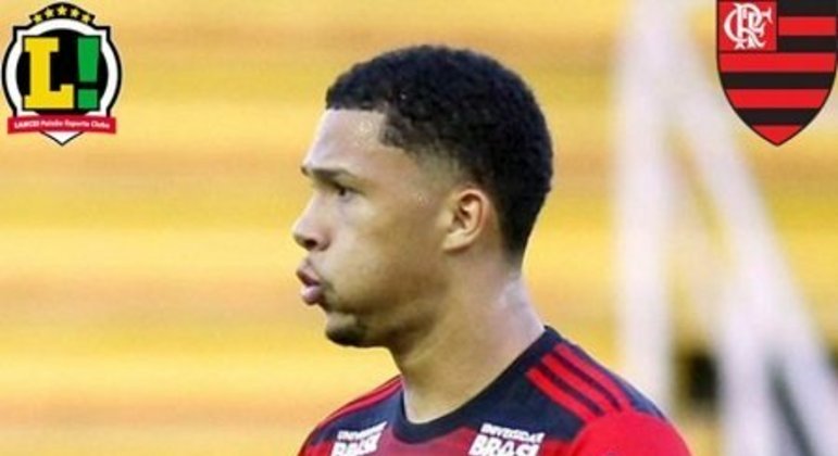 Vitor Gabriel: 5,0 – Entrou no lugar de Gabigol, mas praticamente não tocou na bola.