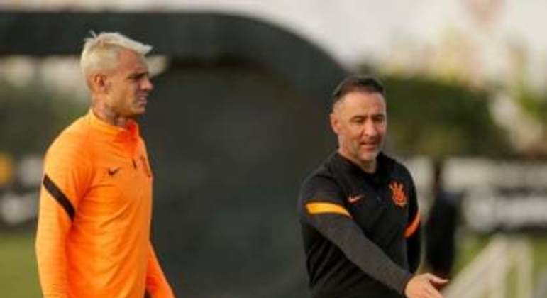 Vítor Pereira e Róger Guedes - Corinthians
