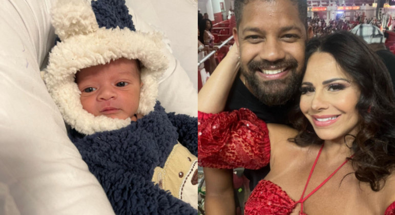 Viviane Araújo postou foto do filho Joaquim, e internautas apontaram semelhança com o pai