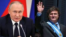 Rússia se diz interessada em desenvolver relações com Argentina de Javier Milei