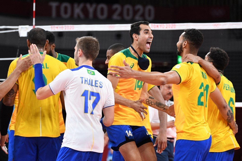 Historico Brasil Vira O Jogo E Bate A Argentina No Volei Masculino Esportes R7 Olimpiadas