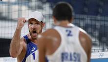 Dupla brasileira avança às quartas de final do vôlei de praia em Tóquio 