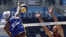 Evandro e Bruno perdem e estão eliminados no vôlei de praia 