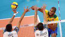 Brasil perde para a Argentina e fica sem medalha no vôlei 