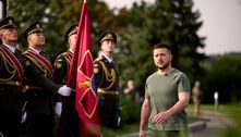 Ucrânia lutará até o fim, afirma Zelenski no Dia da Independência do país