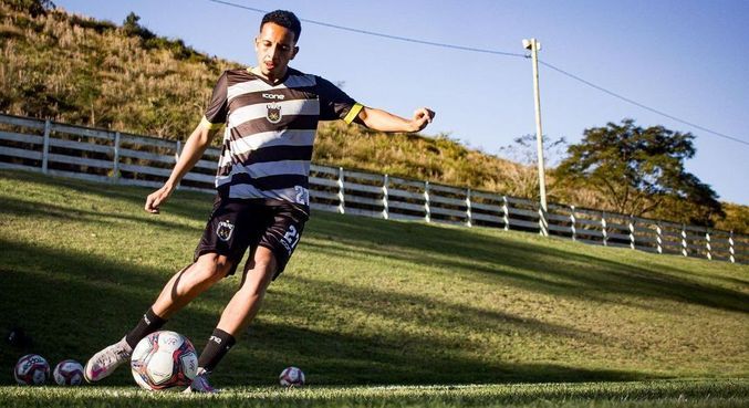 Caio Vitor durante treinamento no CT Oscar Cardoso, em  Volta Redonda
