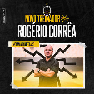 Anúncio de Rogério Corrêa, novo técnico do Volta Redonda