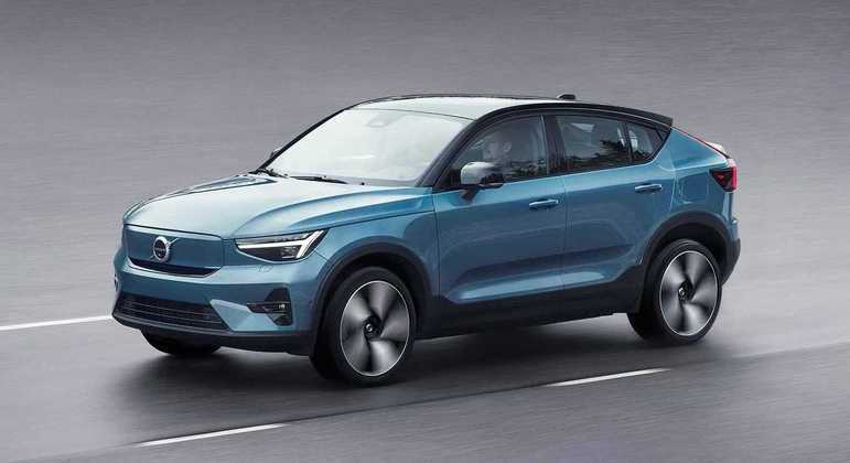 Para 2022 a Volvo já confirmou o Crossover cupe elétrico C40 no mercado nacional