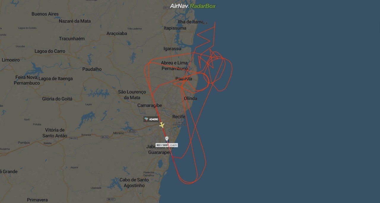 Avião da Azul com falha no trem de pouso declara emergência em Recife - Agora RN