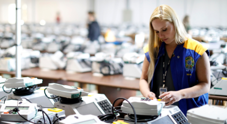 Urna eletrônica na discussão sobre o voto impresso