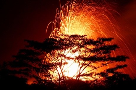 Kilauea entrou em erupção no início de maio de 2018