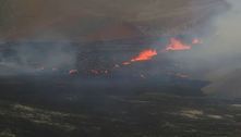 Erupção vulcânica é registrada perto da capital da Islândia 