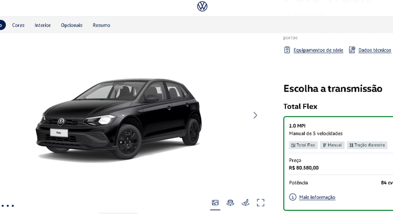 Carros na Web, Volkswagen Polo