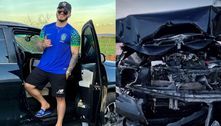 Ex-namorado de Mileide Mihaile, cantor Wallas Arrais sofre acidente de carro