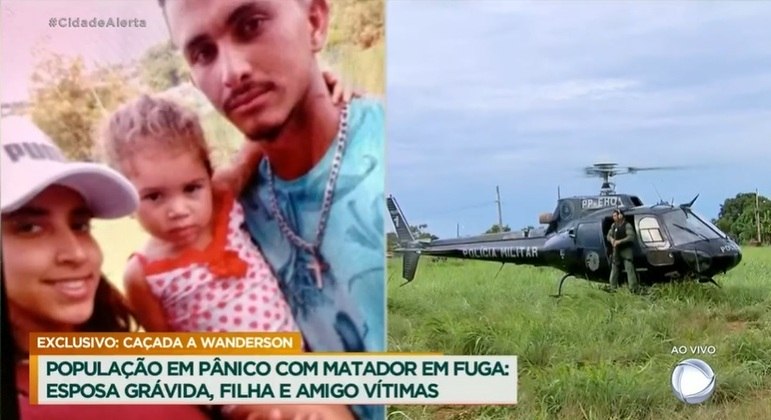 Wanderson é suspeito de matar a mulher e a enteada