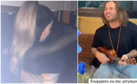 Wanessa também compartilhou registros de momentos românticos ao lado de Dado nos bastidores do show. Na noite de segunda-feira (17), ela postou um vídeo, nos stories do Instagram, em que Dado aparece cantando e tocando. 'Enquanto eu me arrumava', explicou a artista ao mostrar o namorado no camarim. Ela ainda postou uma foto romântica, em que os dois estão abraçados e escreveu: 'Aquela troca de energia boa antes de subir ao palco'