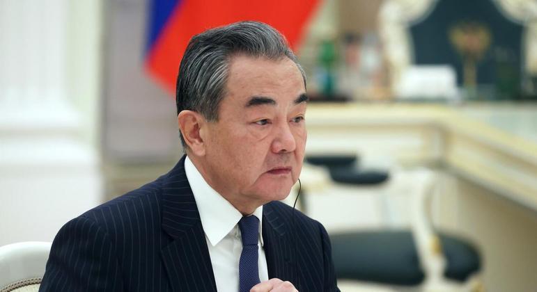 Chefe da diplomacia chinesa, Wang Yi, em visita a Moscou, na Rússia