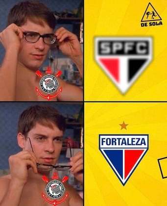 Web bomba com memes da queda do Corinthians para o Fortaleza na Copa Sul-Americana