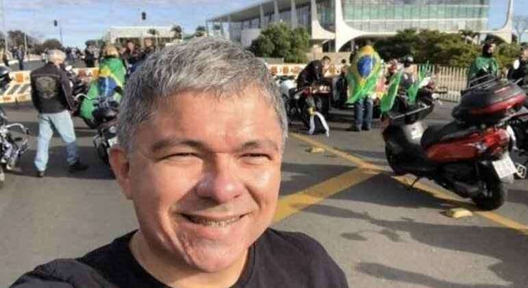 O jornalista Wellington Macedo, preso por incitar invasão do STF