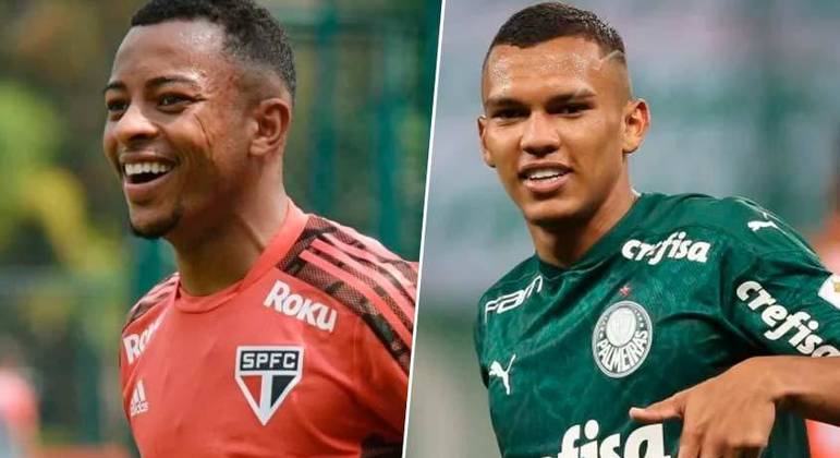 Wellington (São Paulo) x Gabriel Veron (Palmeiras)