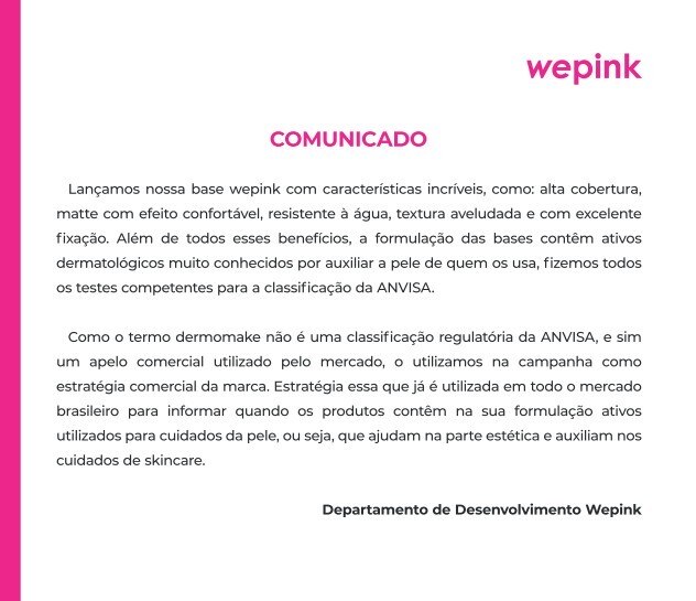 Nota da WePink