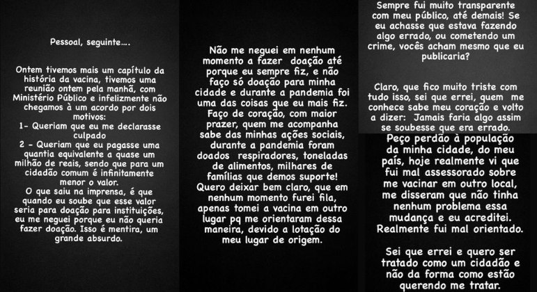 Wesley Safadão rejeita acordo de R$ 1 milhão por vacinação irregular