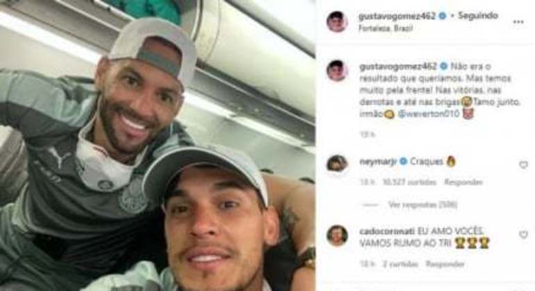 Weverton e Gómez