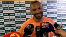 Weverton brinca sobre 'treta' com Soteldo no clássico Palmeiras x Santos: 'Ele ia sair no prejuízo'