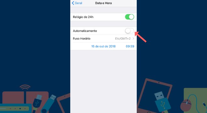 O relógio do iPhone foi atualizado automaticamente por um erro do iOS