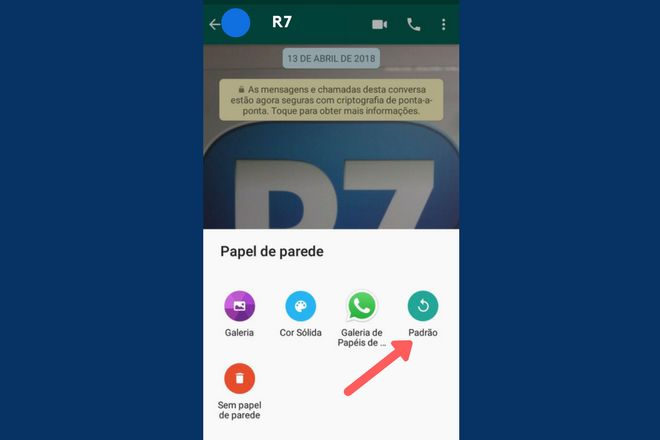 Aprenda A Colocar Uma Foto Como O Papel De Parede Do Whatsapp