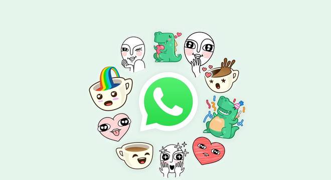 WhatsApp lança 12 pacotes de stickers 