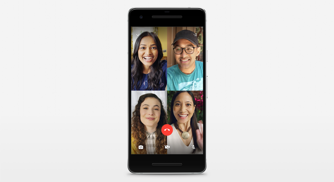 WhatsApp libera chamadas de vídeo e áudio para até quatro pessoas